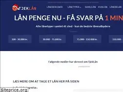 Sites similar to tjek-laan.dk