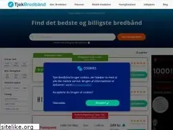 Sites similar to tjekbredbaand.dk