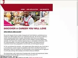 Sites similar to tjxjobs.com