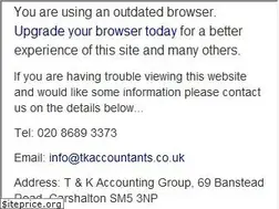 Sites similar to tkaccountants.co.uk