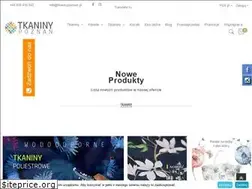 Sites similar to tkaninypoznan.pl