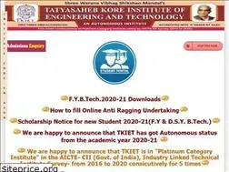 Sites similar to tkietwarana.ac.in