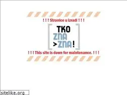Sites similar to tkoznazna.hr
