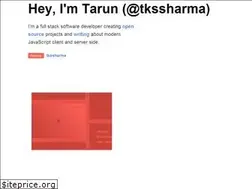 Sites similar to tkssharma.com
