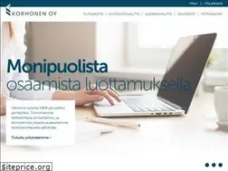 Sites similar to tkt-korhonen.fi