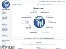 Sites similar to tl.wikisource.org