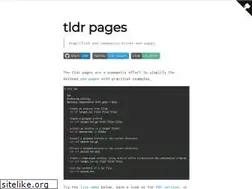 Sites similar to tldr-pages.github.io