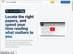 Sites similar to tldr.semanticscholar.org