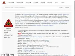 Sites similar to tlhingan.org