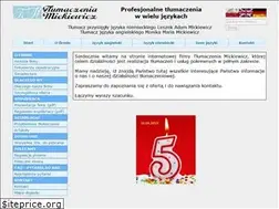 Sites similar to tlumaczeniamickiewicz.pl