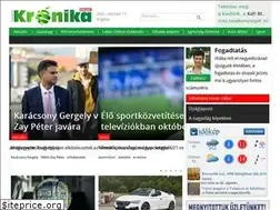 Sites similar to tmkronika.hu