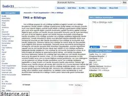 Sites similar to tms-e-bildirge-indir.indir21.com