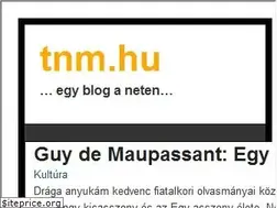 Sites similar to tnm.hu