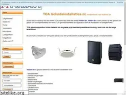 Sites similar to toa-geluidsinstallaties.nl