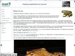 Sites similar to toadwatch.org