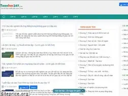 Sites similar to toanhoc247.com
