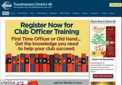 Sites similar to toastmasters46.org