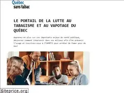 Sites similar to tobaccofreequebec.ca