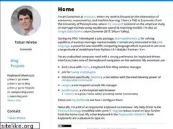 Sites similar to tobanwiebe.com