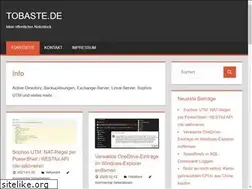 Sites similar to tobaste.de