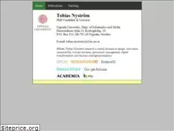 Sites similar to tobiasnystrom.com