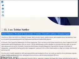 Sites similar to tobiassattler.com