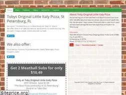 Sites similar to tobysoriginallittleitalypizza.com