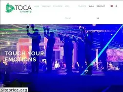 Sites similar to tocaevents.com