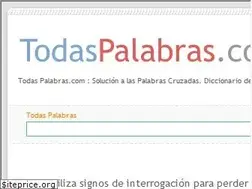 Sites similar to todaspalabras.com