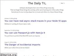 Sites similar to todayilearned.io
