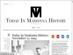 Sites similar to todayinmadonnahistory.com