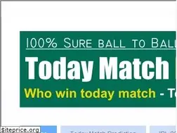 Sites similar to todaymatchpreview.com