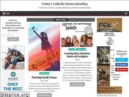 Sites similar to todayscatholichomeschooling.com