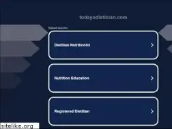 Sites similar to todaysdietician.com