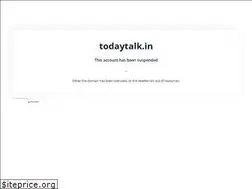 Sites similar to todaytalk.in