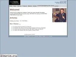 Sites similar to toddbailey.org