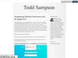 Sites similar to toddsampson.com