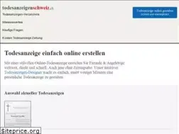 Sites similar to todesanzeigenschweiz.ch