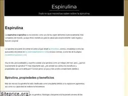 Sites similar to todoespirulina.com