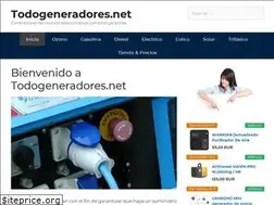 Sites similar to todogeneradores.net