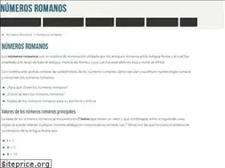 Sites similar to todonumerosromanos.com