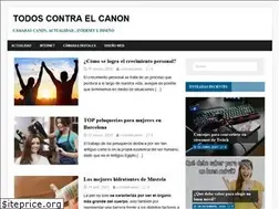 Sites similar to todoscontraelcanon.es