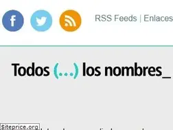 Sites similar to todoslosnombres.org