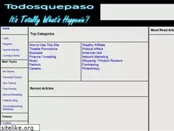 Sites similar to todosquepaso.com