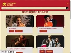 Sites similar to todoteatrocarioca.com.br