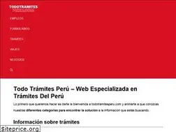 Sites similar to todotramitesperu.com