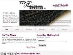 Sites similar to todthinbrushesinc.com