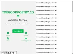 Sites similar to toegoodpoetry.com