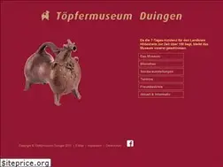 Sites similar to toepfermuseum-duingen.de