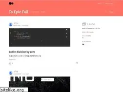 Sites similar to toepic.fail